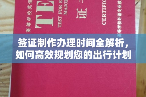 忻府签证制作办理时间全解析，如何高效规划您的出行计划
